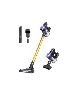 Dibea d18 lightweight cordless stick vacuum cleaner, 9000pa bagless rechargeable 2 in 1 handheld, gold