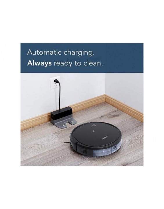 Ecovacs deebot 500 robotic vacuum cleaner with max power suction, up to 110 min runtime, hard floors & carpets, app controls, self-charging, quiet