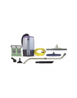 Proteam 2-1/2 gal. backpack vacuum, 150 cfm, 9.9 amps, hepa filter type  107504