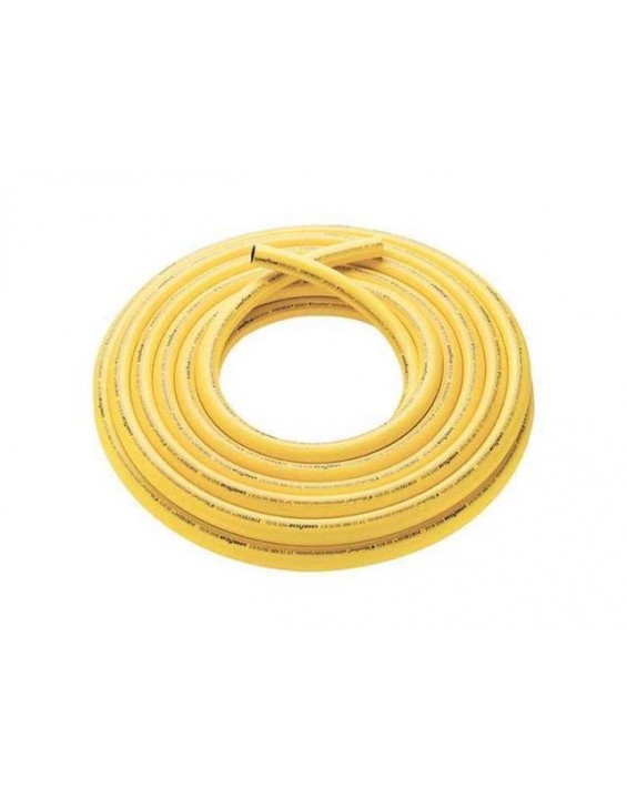 Washdown hose, bulk, 5/8 id, 50 ft, yellow