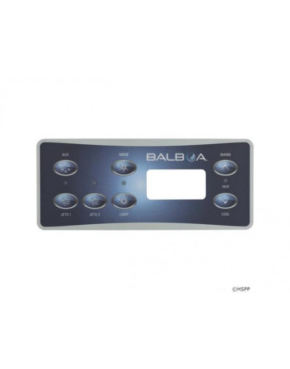 Balboa topside, vl701s, 7 button, aux, temp, lt, p1, p2, mode #54170-01