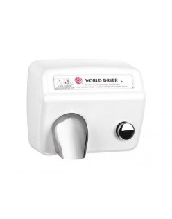 World dryer cast iron,  swivel nozzle,  push button,  hand dryer,  115 a-974au