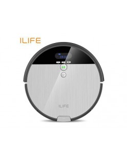 Ilife v8s robot vacuum cleaner sweep&wet mop navigation planned cleaning 0.75l dustbin water tank adjustable schedule household