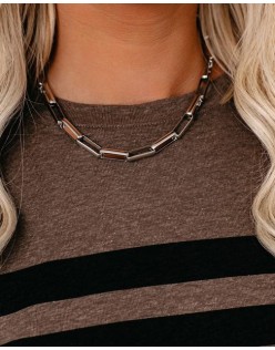 Marrin costello - quincy collar necklace - silver