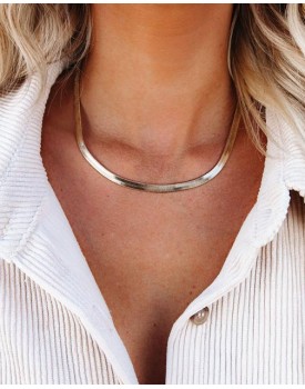 Bracha - accent herringbone necklace