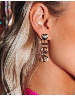 Drop everything for love earrings