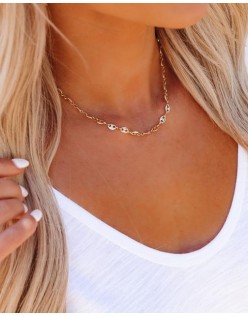 Meghan bo designs - shayne gold link necklace