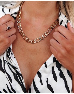 Banks chain necklace - gold