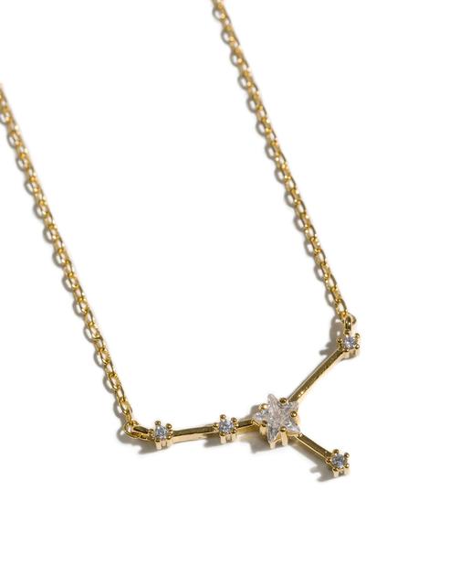Cancer 14 karat gold dipped zodiac necklace